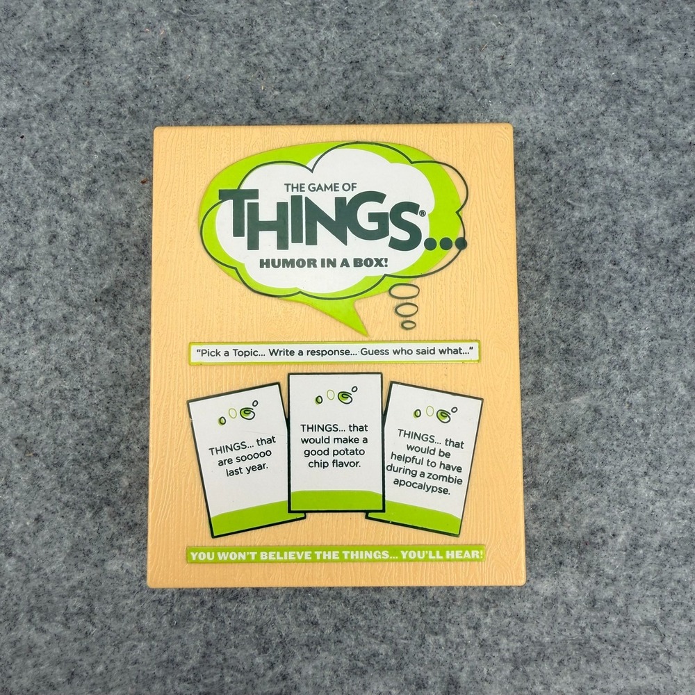 The Game of Things Humor in a Box Card Game Expansion Deck 1 2016 Complete